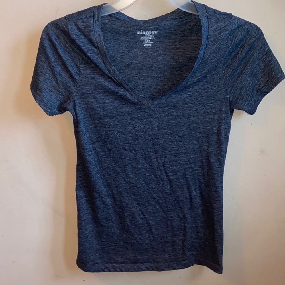 Old Navy-  v-neck grey tee- small *5 for $25 sale*